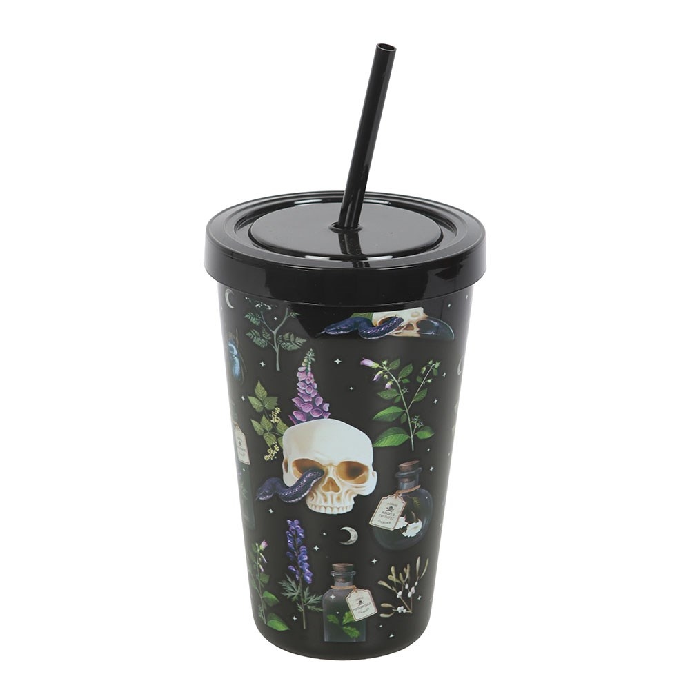 Something Different - Venom & Vines Print Tumbler with Straw ReiseBecher - Mehrfarben